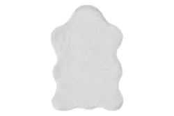 Kunstfell Coste | 80 x 55 cm | Weiss