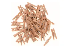 Glorex Wäscheklammern Holz Natur | 2.5 cm | 45 Stück
