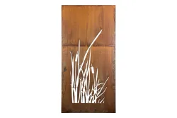 Nouvel Paravent Typha Rost | 2 × 1 m