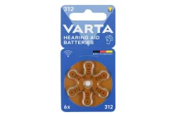Varta Hearing Aid Batteries 312 Bli 6 Knopfzelle 1.4 V 6 St.