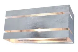Lutec Aussenwandleuchte Vidar galvanisiert E27