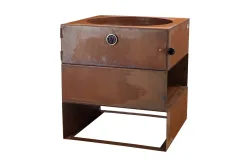 Nouvel Barbecue mit Pizza Passione Feuerstelle | 76 × 70 × 70 cm