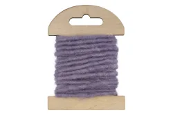 Wollkordel mit Jutekern, 5mm ø, SB-Holzkarte 3,5m