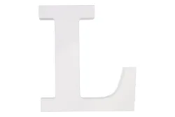 MDF Buchstabe L, FSC 100%, 9,7x2x11cm