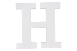 MDF Buchstabe H, FSC 100%, 11x2x11cm