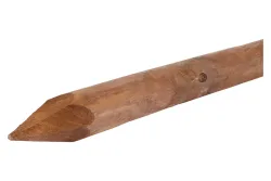 Jardin Royal Holzpfahl gespitzt, braun imprägniert | 150 x 3 cm