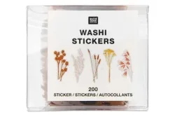 Rico Washi Sticker Transformation Trockenblumen