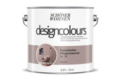Designfarben, Hochdeckende Premium-Wandfarbe, pfingstrosenrosé, feinmatt, 2.5L