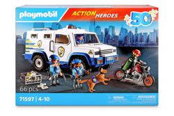 Playmobil - 71597 Geldtransporter, Multicolor