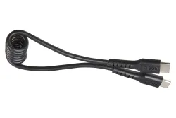 SBS Usb-C auf Usb-C Spiralkabel | 0.5 m