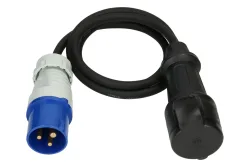 Max Hauri Adapterkabel H07Rn-F3G1.5 1.5m schwarz