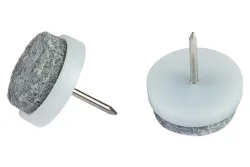 Filzgleiter mit Stift weiss 20mm 16St