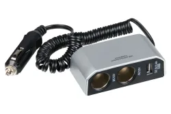 CarPoint Zigarettenanzünder 12 Volt, 5 Ampere, 3-fach Ausgang