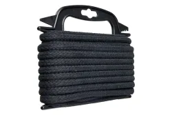Meister Baumwoll-Seil geflochten 8mm/10m schwarz