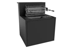 Forge Adour Modul für Holzkohlegrill-Einsatz, Stahl schwarz