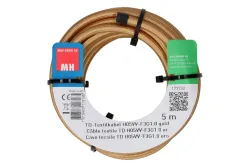 Max Hauri AG TD-Textilkabel H05Vv-F3G1.0 5m gold
