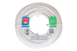 Max Hauri AG TD-Kabel H05Vv-F3G1.0 20m weiss