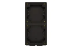Max Hauri Exo Gehäuse Gr.2x1 AP exo Ip55 schwarz