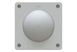 Max Hauri Exo Drucktaster A/R beleuchtet Einsatz +Frontset exo Ip55 lichtgrau