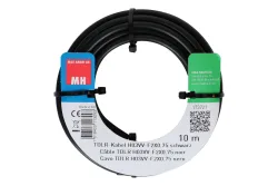 Max Hauri AG TDLR-Kabel H03Vv-F2X0.75 10m schwarz