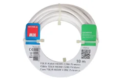 Max Hauri AG TDLR-Kabel H03Vv-F2X0.75 10m weiss