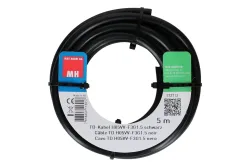 Max Hauri AG TD-Kabel H05Vv-F3G1.5 5m schwarz