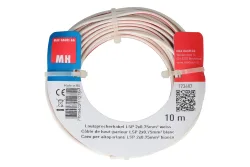 Max Hauri AG Lautsprecherkabel 2x0.75mm² 10m weiss