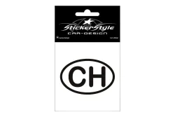 StickerStyle 3D-Sticker CH schwarz klein