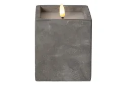LED Pillar Kerze Flamme Cem
