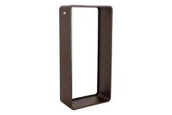 Nouvel Holzregal Modern 150, Stahl, Rost-Look, 150 x 80 cm