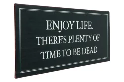 Metall Schild 30x13 cm Enjoy Life