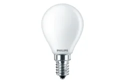 Leuchtmittel Philips Glas E14 2.3 W - Farbe: weiss matt - Lichtfarbe: Extra warmweiss - Leuchtmittel