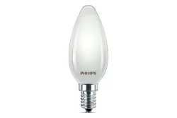 Leuchtmittel Philips Glas E14 2.3 W - Farbe: weiss matt - LED - Lichtfarbe: Extra warmweiss - Leuchtmittel- LED Leuchtmittel
