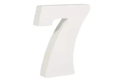 MDF Zahl 7, FSC 100%, 8x2x11cm