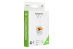 Wago Steckklemme Compact 2x 0.14-4mm2 mit Betätigungshebel 16 Stk.
