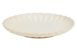 Keramiktablett rund weiss ⌀ 15.5cm