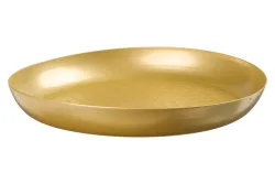 Metalltablett rund gold ⌀ 30.5cm