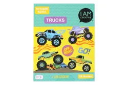 Mini Stickerbook Trucks