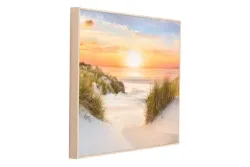 Framed Panel 40x50 cm Dunes Sunset