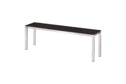 Ellems Stettin HPL Bank Schiefer | 180 x 32.5 x 45 cm