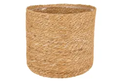 Übertopf Korb Ø24xH22.5CM Nuss SG