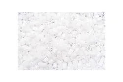Rico B&uuml;gelperlen, weiss, 5 x 5 mm, ca. 1'000 St&uuml;ck