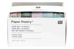 Rico Washi Tape Set Just Bees + Fruits + Flowers, floral