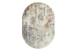Teppich Molinos Oval | blau | 160 x 230 cm