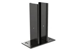 Pfostenanker Black zu Aluminium Pfosten HPC