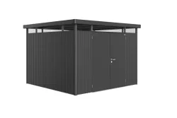 Biohort Gerätehaus HighLine H6 Doppeltüre Dunkelgrau