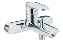 hansgrohe Vernis Blend Einhebel-Wannenmischer Aufputz mit Stichmaß 15,3 cm Chrom
