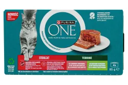 Purina ONE Katzen Terrine Sterilcat Lachs & Truthahn 4x85g