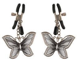 Nippelklammern ?Butterfly Nipple Clamps?, mit Schmuckelementen