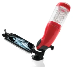 Masturbator ?Mega-Bator Mouth? mit Tablet-Halterung und Saugfuß